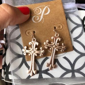 Plunder Cross Earrings